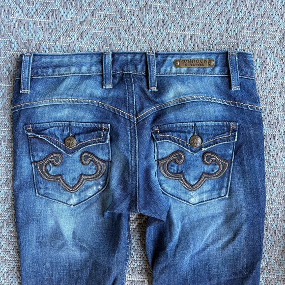 Express Low Rise Boot Cut Jeans - Picture 5 of 6